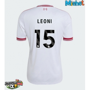 Liverpool Giovanni Leoni #15 Vieraspaita 2026-27 Lyhythihainen